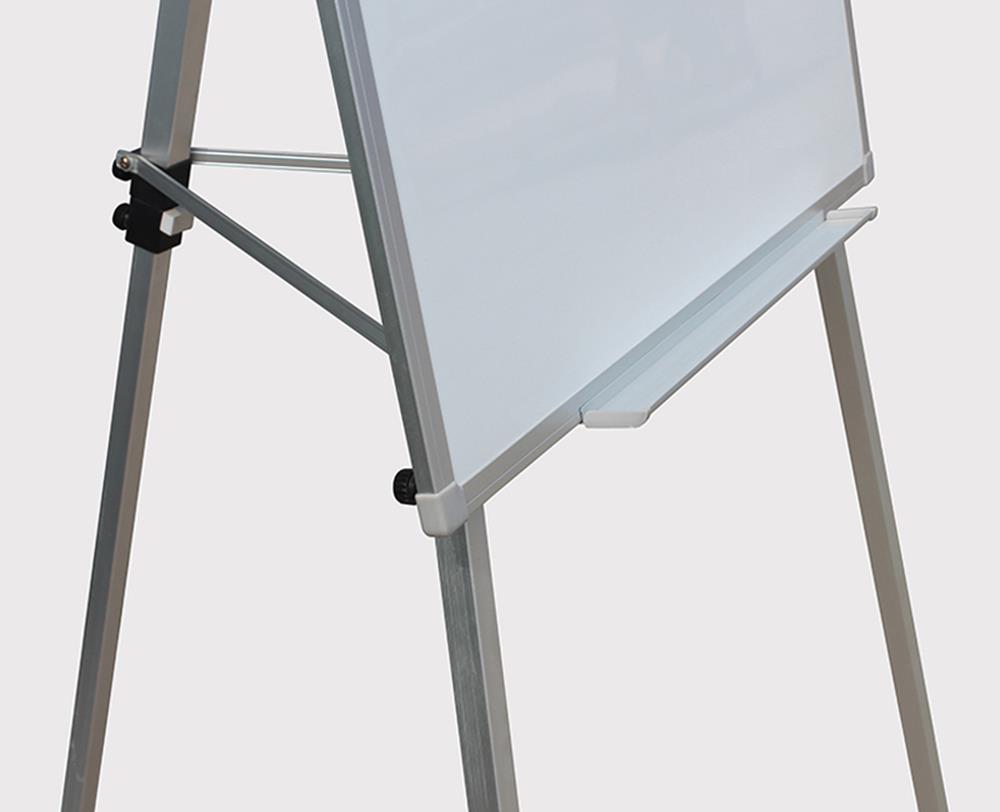 Portable Flipchart Whiteboard - Lacquered Steel 600 x 900mm-Whiteboards-No Accessories Thanks-Commercial Traders - Office Furniture