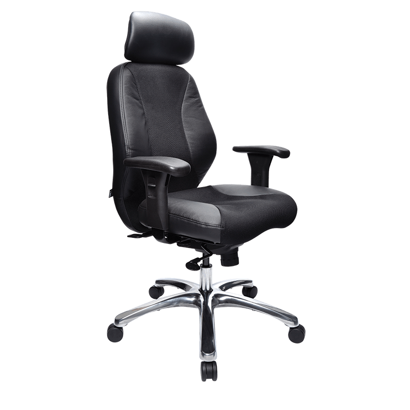 Buro Everest Chair - arms included-Office Chairs-Flat Pack Please-Commercial Traders - Office Furniture