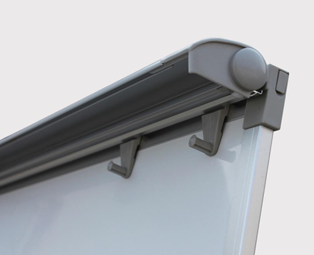 Portable Flipchart Whiteboard - Lacquered Steel 600 x 900mm-Whiteboards-No Accessories Thanks-Commercial Traders - Office Furniture