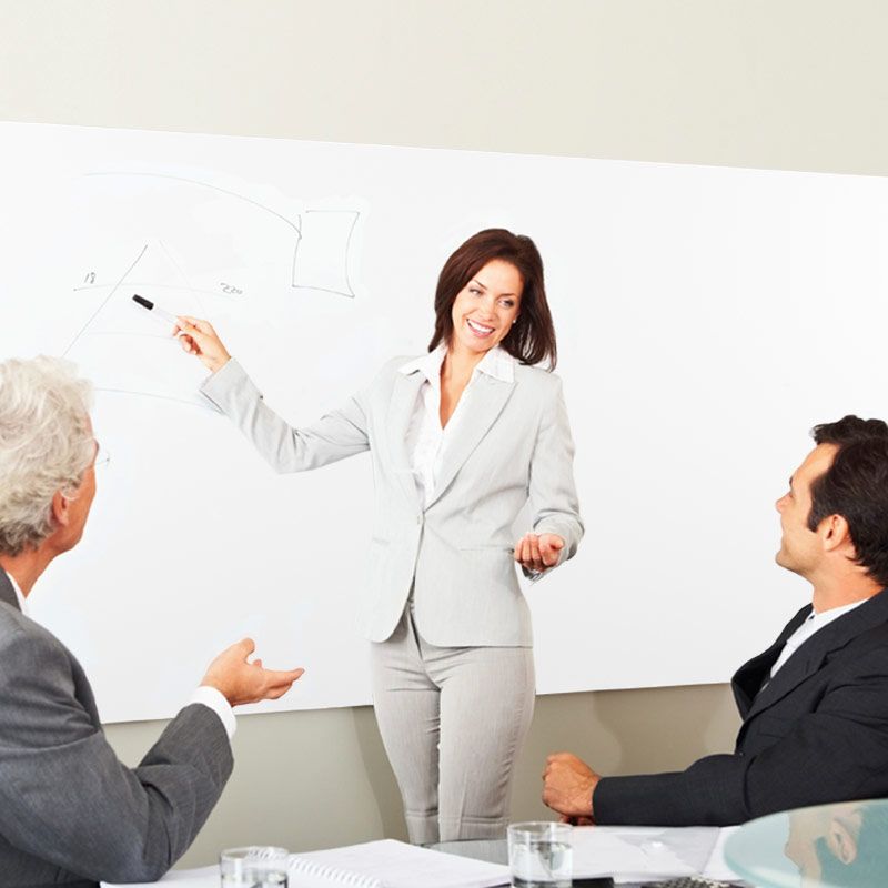 Frameless Ceramic Whiteboard 1200 x 2400-Whiteboards-No Accessories Thanks-Commercial Traders - Office Furniture