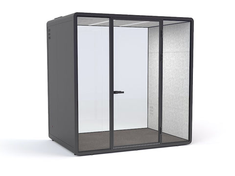 Haven Team Pod-Office Pods-Black-Commercial Traders - Office Furniture