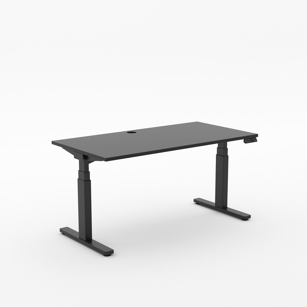 Alti 1500 x 750 Electric Standing Desk-Desking-Black-Black-North Island-Commercial Traders - Office Furniture