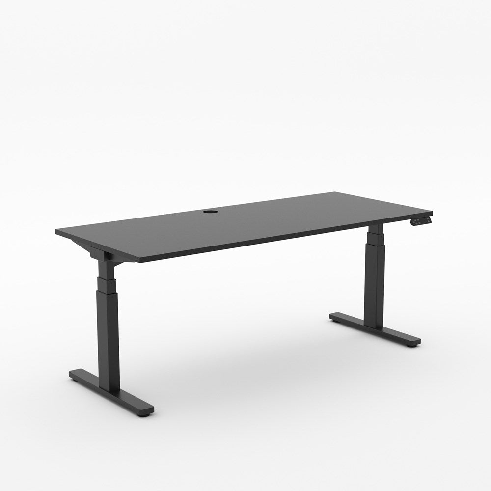 Alti 1800 x 750 Electric Standing Desk-Desking-Black-Black-North Island-Commercial Traders - Office Furniture