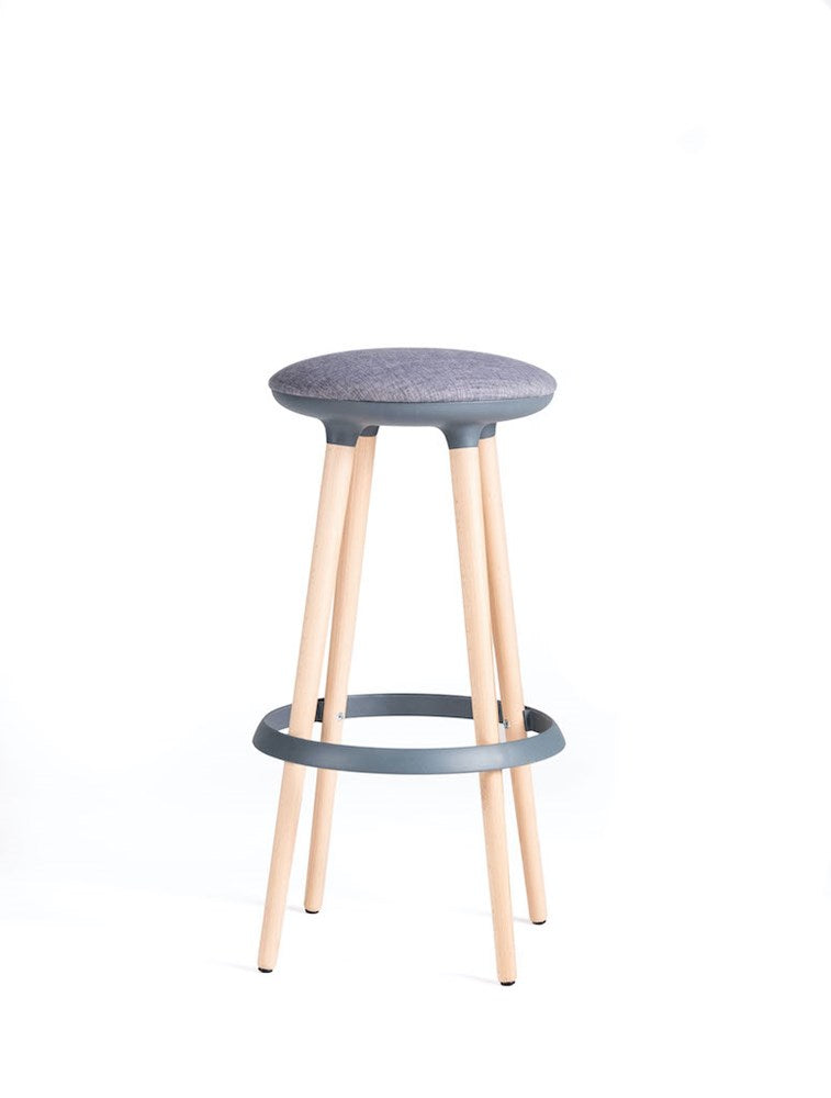 Joy High Stool-Office Chairs-Keylargo-Commercial Traders - Office Furniture