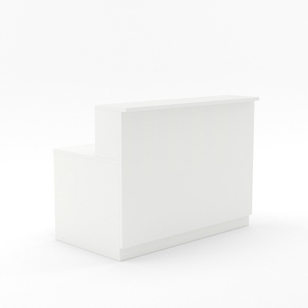 Karaka Reception Counter-Reception Furniture-Snowdrift-1500 wide-North Island Delivery-Commercial Traders - Office Furniture