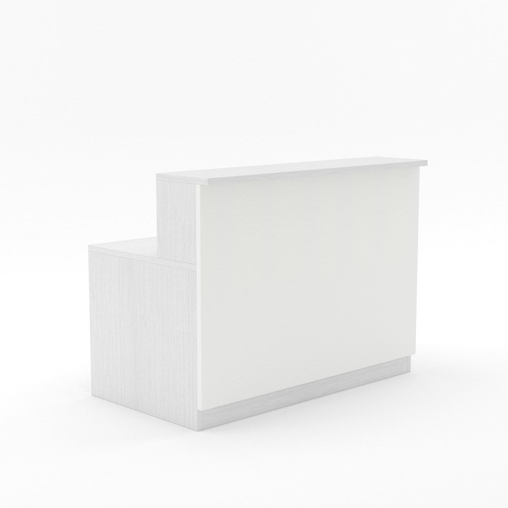 Karaka Reception Counter-Reception Furniture-Silver Strata-1500 wide-North Island Delivery-Commercial Traders - Office Furniture