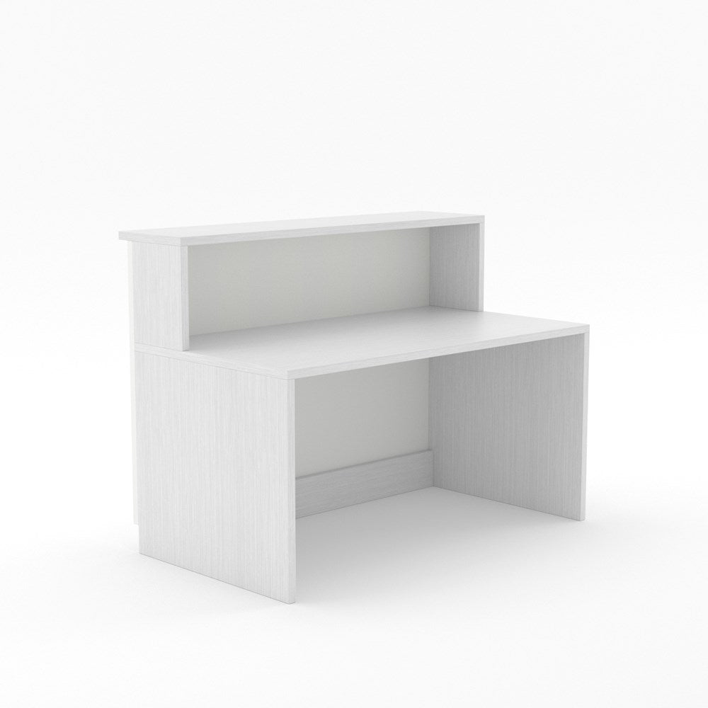 Karaka Reception Counter-Reception Furniture-Classic Oak-1500 wide-North Island Delivery-Commercial Traders - Office Furniture