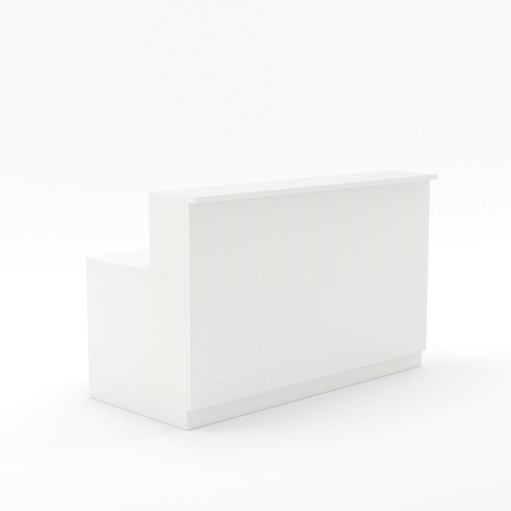 Karaka Reception Counter-Reception Furniture-Snowdrift-1800 wide-North Island Delivery-Commercial Traders - Office Furniture
