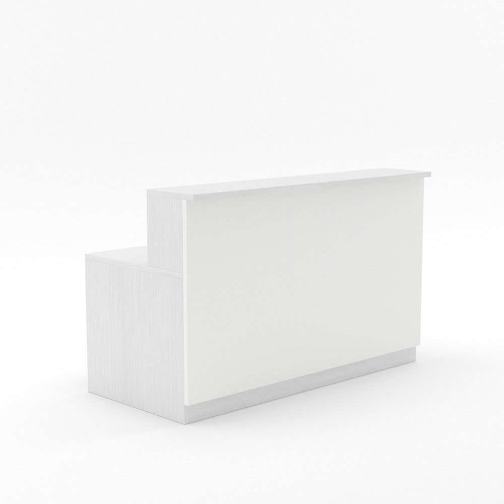Karaka Reception Counter-Reception Furniture-Silver Strata-1800 wide-North Island Delivery-Commercial Traders - Office Furniture