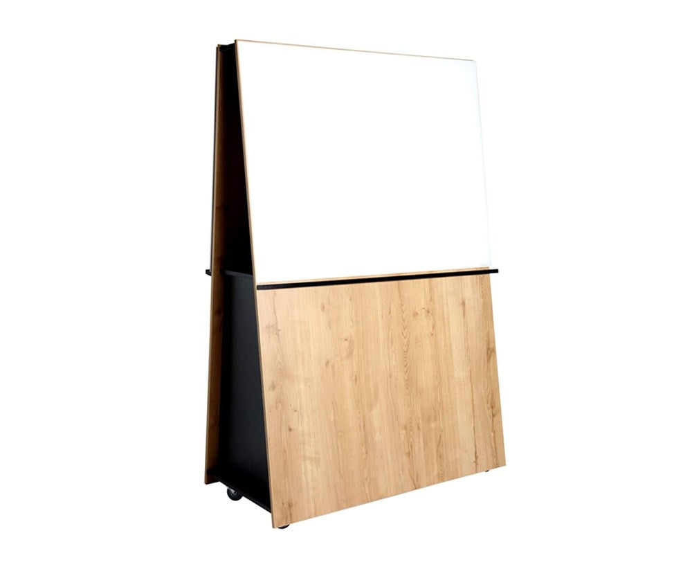 Keynote Mobile Glassboard-Glass Writing Boards-Commercial Traders - Office Furniture