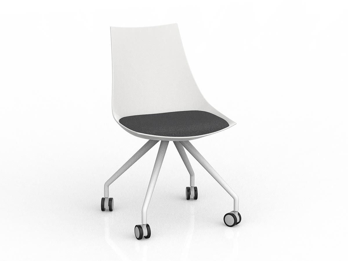 Luna Steel Frame-Meeting Room Furniture-Black-Bumblebee Yellow-Commercial Traders - Office Furniture