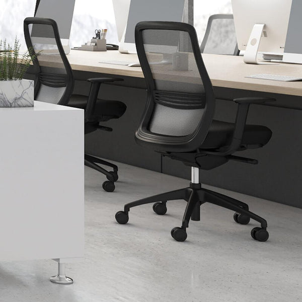 Mina office chair online with armrests