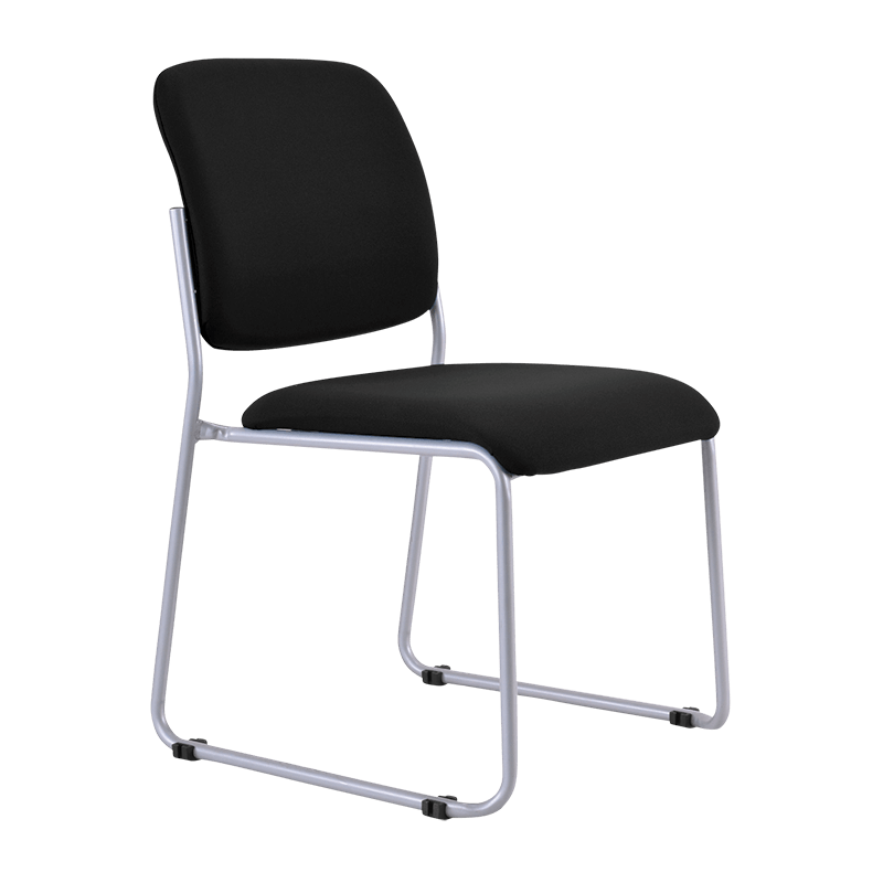 Buro Mario Visitor Chair-Meeting Room Furniture-Black-Assembled - Auckland/Christchurch-Commercial Traders - Office Furniture