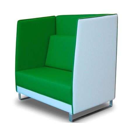 Munro Booth 1 Seater-Reception Furniture-Globe-North Island Delivery-Commercial Traders - Office Furniture