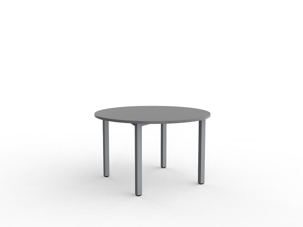 Cubit 1200 Round Meeting Tables-Meeting Room Furniture-Silver-Silver-Commercial Traders - Office Furniture