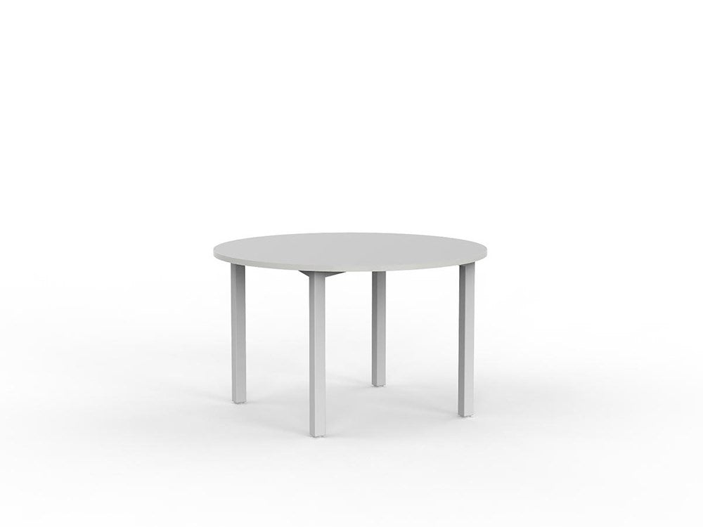 Cubit 1200 Round Meeting Tables-Meeting Room Furniture-White-White-Commercial Traders - Office Furniture