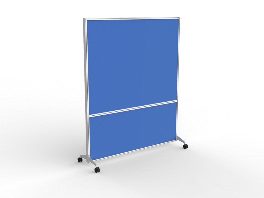 Studio 50 Mobile Partition - 1800h x 1800w-Office Partitons-Crown-White-Commercial Traders - Office Furniture