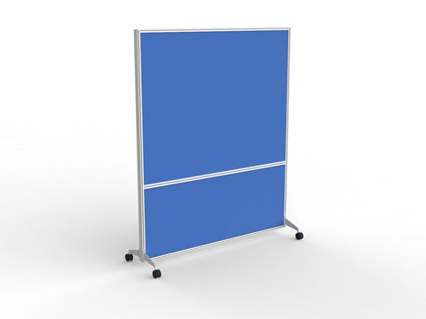 Studio 50 Mobile Partition - 1800h x 1800w-Office Partitons-Splice-Silver-Commercial Traders - Office Furniture