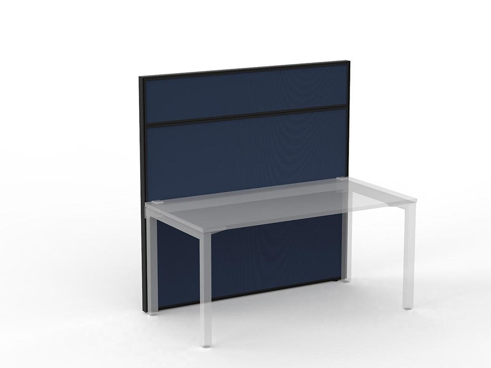 Studio 50 Partition - 1500h x 1500w-Office Partitons-Crown-Black-Commercial Traders - Office Furniture