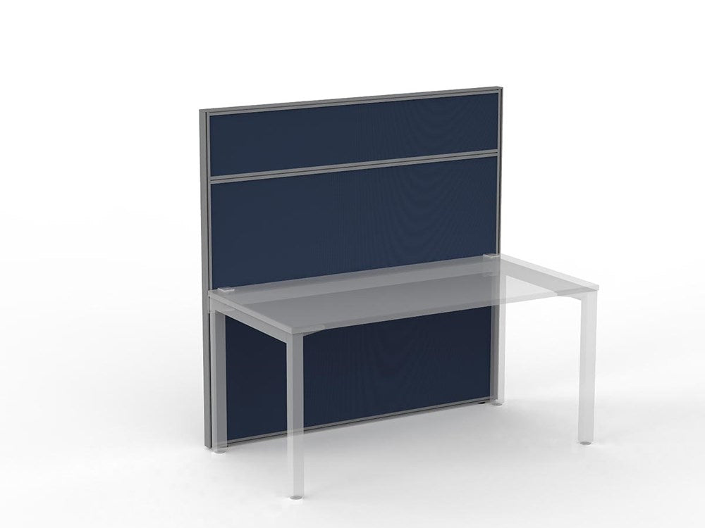 Studio 50 Partition - 1500h x 1500w-Office Partitons-Crown-Silver-Commercial Traders - Office Furniture