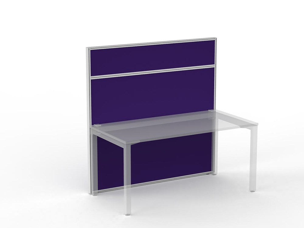 Studio 50 Partition - 1500h x 1500w-Office Partitons-Breathe-White-Commercial Traders - Office Furniture