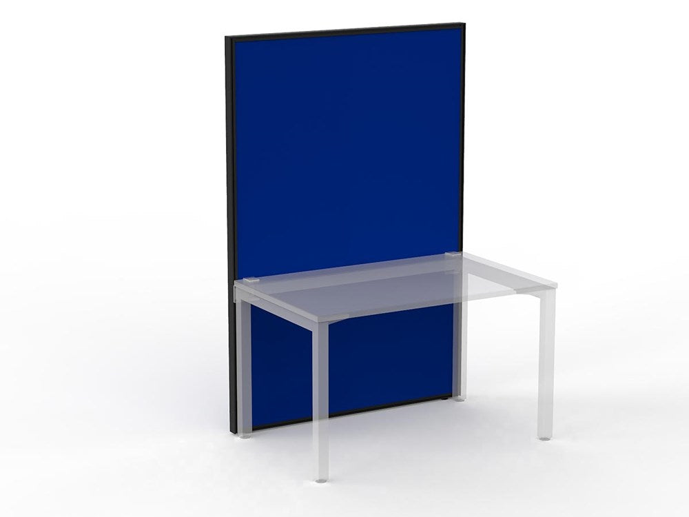 Studio 50 Partition - 1800h x 1200w-Office Partitons-Breathe-Black-Commercial Traders - Office Furniture