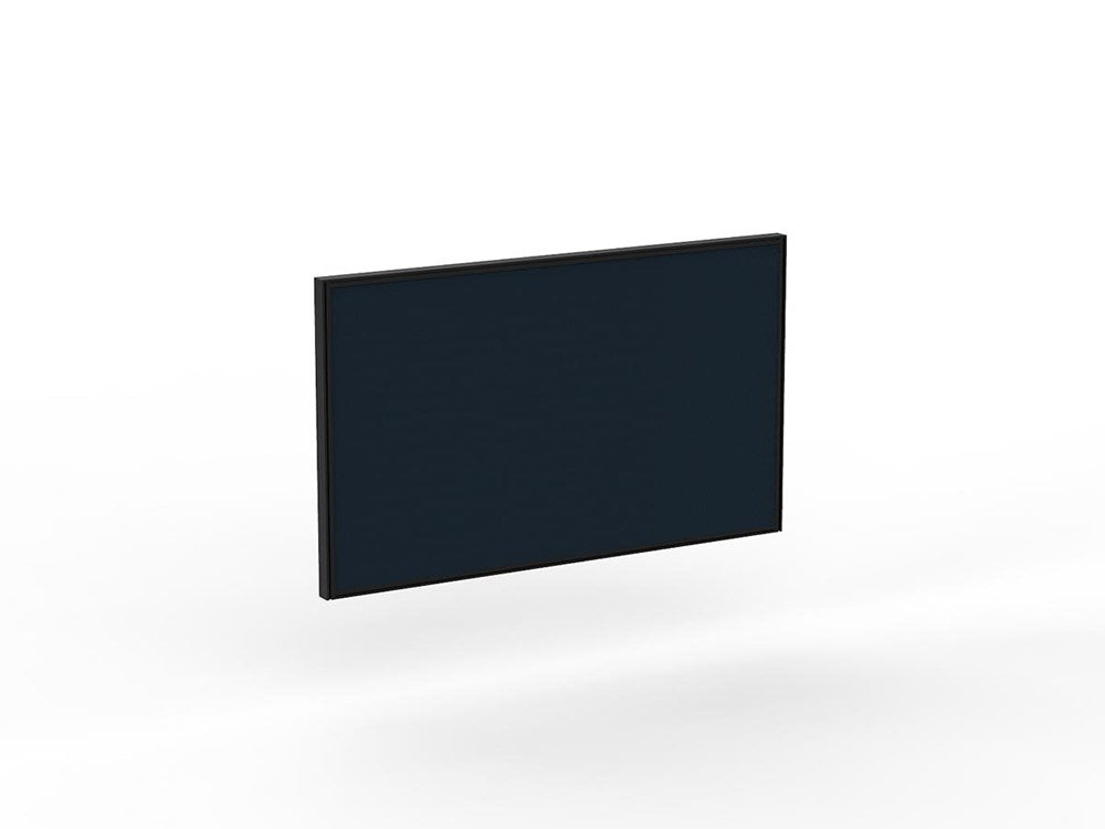 Studio 50 Desk Mount Screen - 900H x 1500W-Office Partitons-Crown-Black-Commercial Traders - Office Furniture