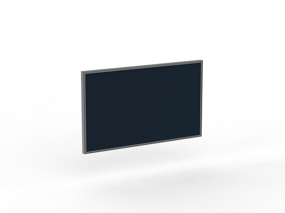 Studio 50 Desk Mount Screen - 900H x 1500W-Office Partitons-Crown-Silver-Commercial Traders - Office Furniture