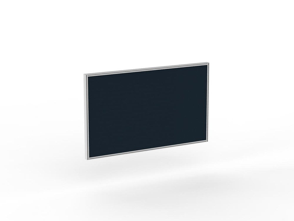 Studio 50 Desk Mount Screen - 900H x 1500W-Office Partitons-Crown-White-Commercial Traders - Office Furniture
