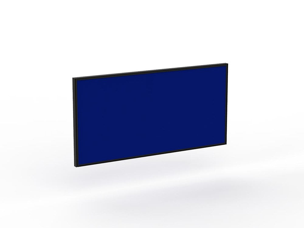 Studio 50 Desk Mount Screen - 900H x 1800W-Office Partitons-Breathe-Black-Commercial Traders - Office Furniture