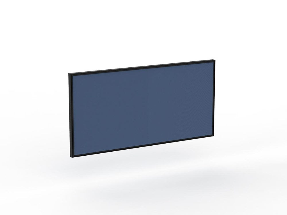 Studio 50 Desk Mount Screen - 900H x 1800W-Office Partitons-Crown-Black-Commercial Traders - Office Furniture