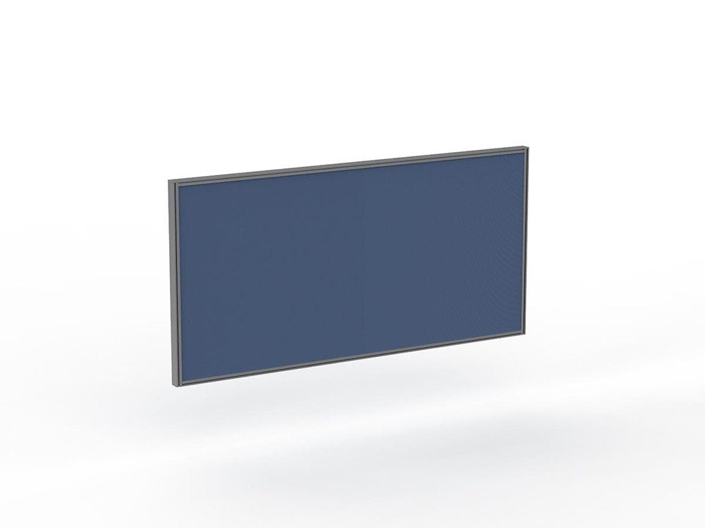 Studio 50 Desk Mount Screen - 900H x 1800W-Office Partitons-Crown-Silver-Commercial Traders - Office Furniture