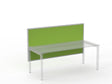 Studio 50 Desk Mount Screen - 900H x 1800W-Office Partitons-Crown-White-Commercial Traders - Office Furniture