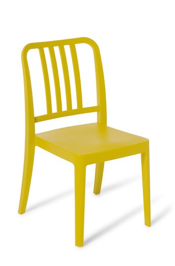 Sailor Cafe Chair - End Of Line-Lunchroom Chairs-Gold-Commercial Traders - Office Furniture