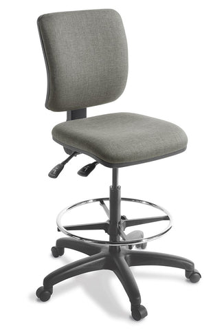 Swatch 2.40 Tech Chair-Office Chairs-Black Vinyl-No Thanks-Commercial Traders - Office Furniture