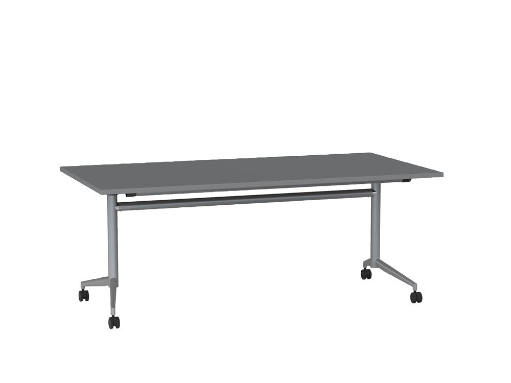Team Flip Table 1800x900-Meeting Room Furniture-Silver-Silver-Commercial Traders - Office Furniture
