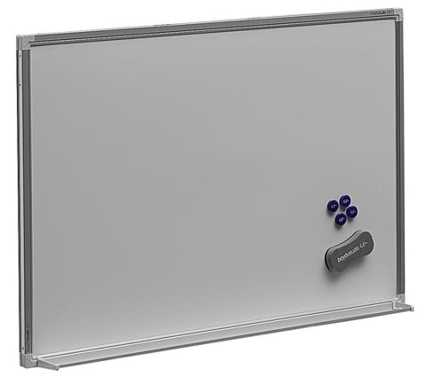 Ceramic Double-Sided Whiteboard 900 x 900-Whiteboards-No Accessories Thanks-Commercial Traders - Office Furniture