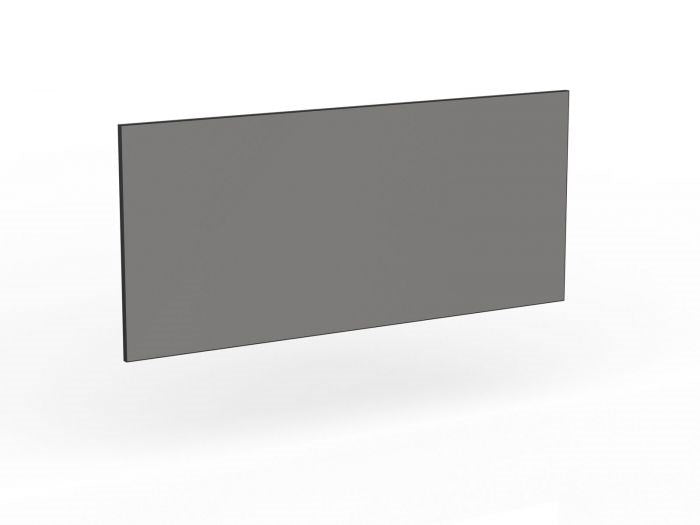 Active25 Desk Hung Screen - 1800 wide x 800 high-Office Partitons-Breathe-Black-Commercial Traders - Office Furniture