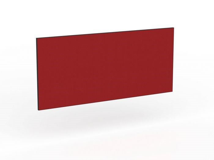 Active25 Desk Hung Screen - 1800 wide x 800 high-Office Partitons-Breathe-Silver-Commercial Traders - Office Furniture