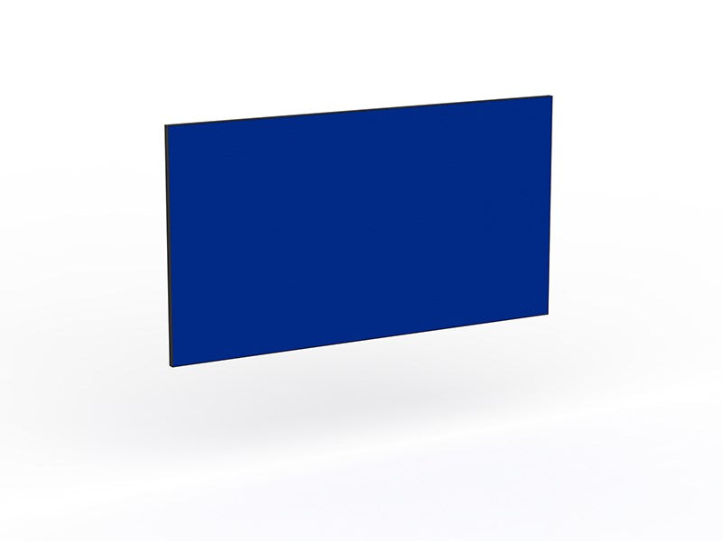 Active25 Desk Hung Screen - 1500 wide x 800 high-Office Partitons-Breathe-Black-Commercial Traders - Office Furniture