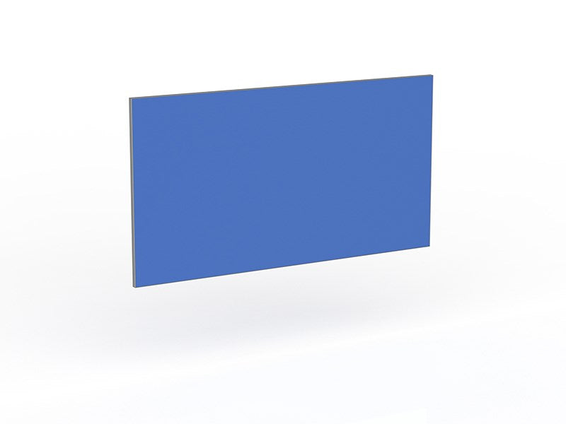 Active25 Desk Hung Screen - 1500 wide x 800 high-Office Partitons-Breathe-Silver-Commercial Traders - Office Furniture