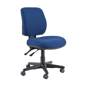 Buro Roma 2 Chair - Mid Back-Office Chairs-Black - Quickship-No Thanks-Flat Pack Please-Commercial Traders - Office Furniture