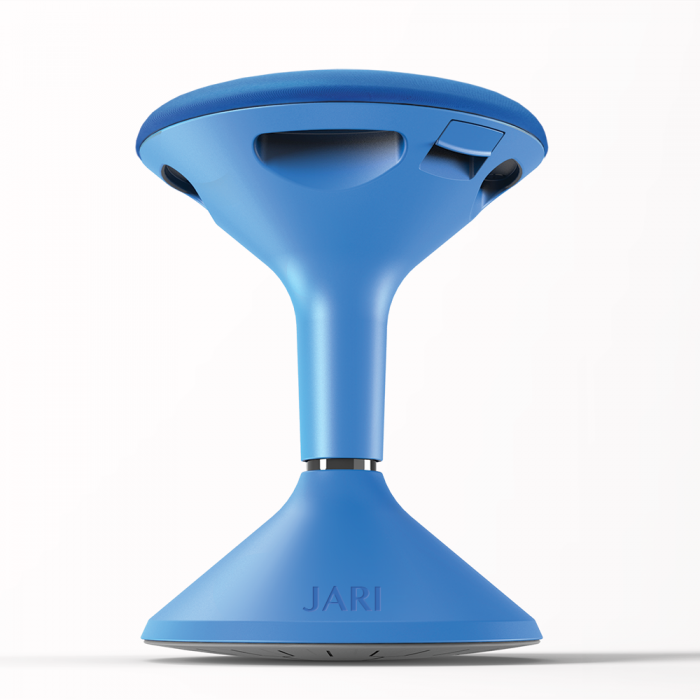 Jari Ergonomic Stool-Office Chairs-Blue-Commercial Traders - Office Furniture