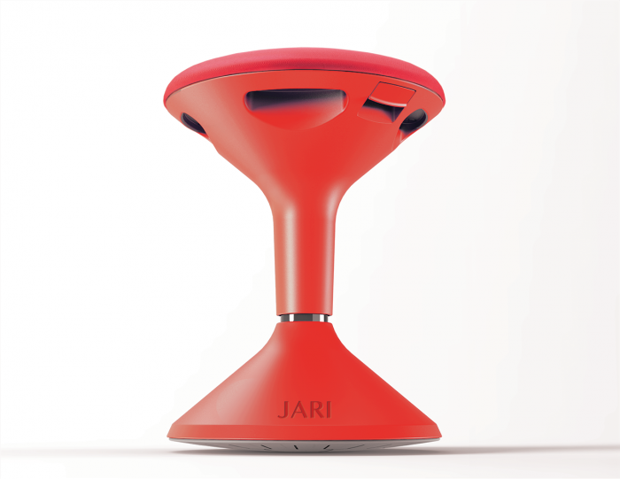 Jari Ergonomic Stool-Office Chairs-Red-Commercial Traders - Office Furniture