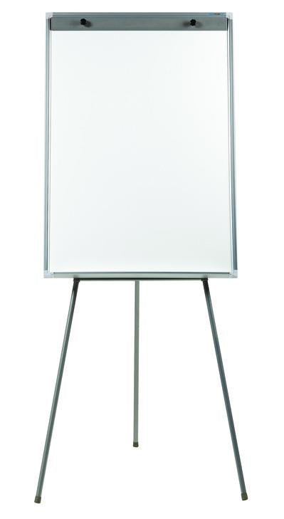 Portable Flipchart Whiteboard - Lacquered Steel 600 x 900mm-Whiteboards-No Accessories Thanks-Commercial Traders - Office Furniture