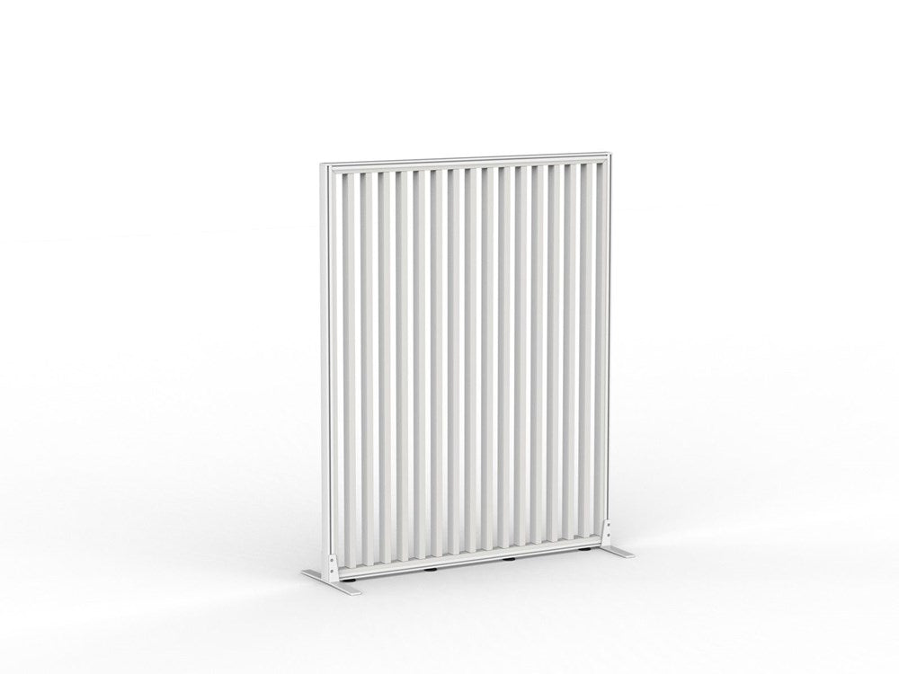 Studio Divide - 1500h x 1200w-Office Partitons-White-White-90 Degree-Commercial Traders - Office Furniture