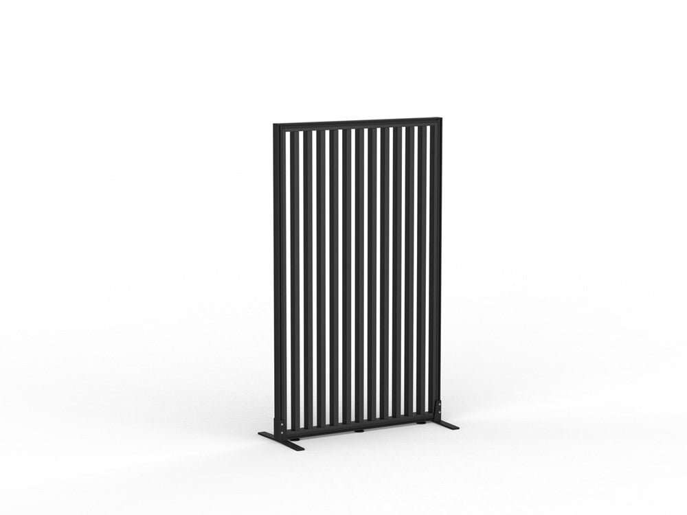 Studio Divide - 1500h x 900w-Office Partitons-Black-Black-90 Degree-Commercial Traders - Office Furniture