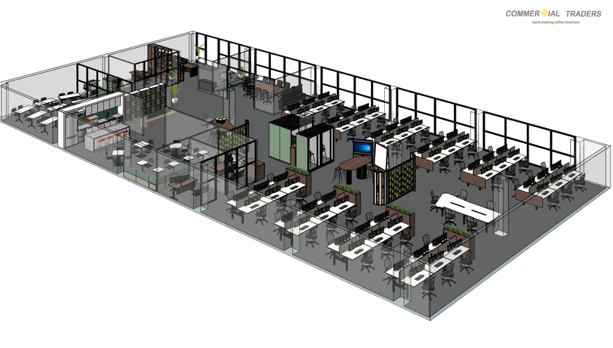 40 Person Office Fit Out: Lunchroom