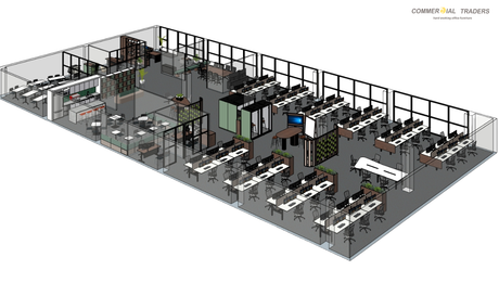 40 Person Office Fitout - Design and Layout