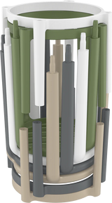 Tom Stool 750H-Barstools-Black-Commercial Traders - Office Furniture